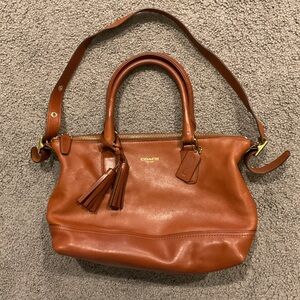 Coach Legacy Vintage Y2K Brown Leather Satchel Purse Shoulder Tote Bag 21132